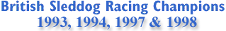 British Sleddog Racing Champions